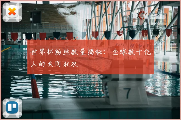 世界杯粉丝数量揭秘:全球数十亿人的共同狂欢